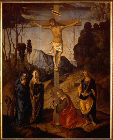 Marco_palmezzano,_crocifissione_degli_Uffizi
