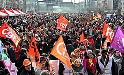 More than 1 million march in France amid strikes over plan to raise retirement age
