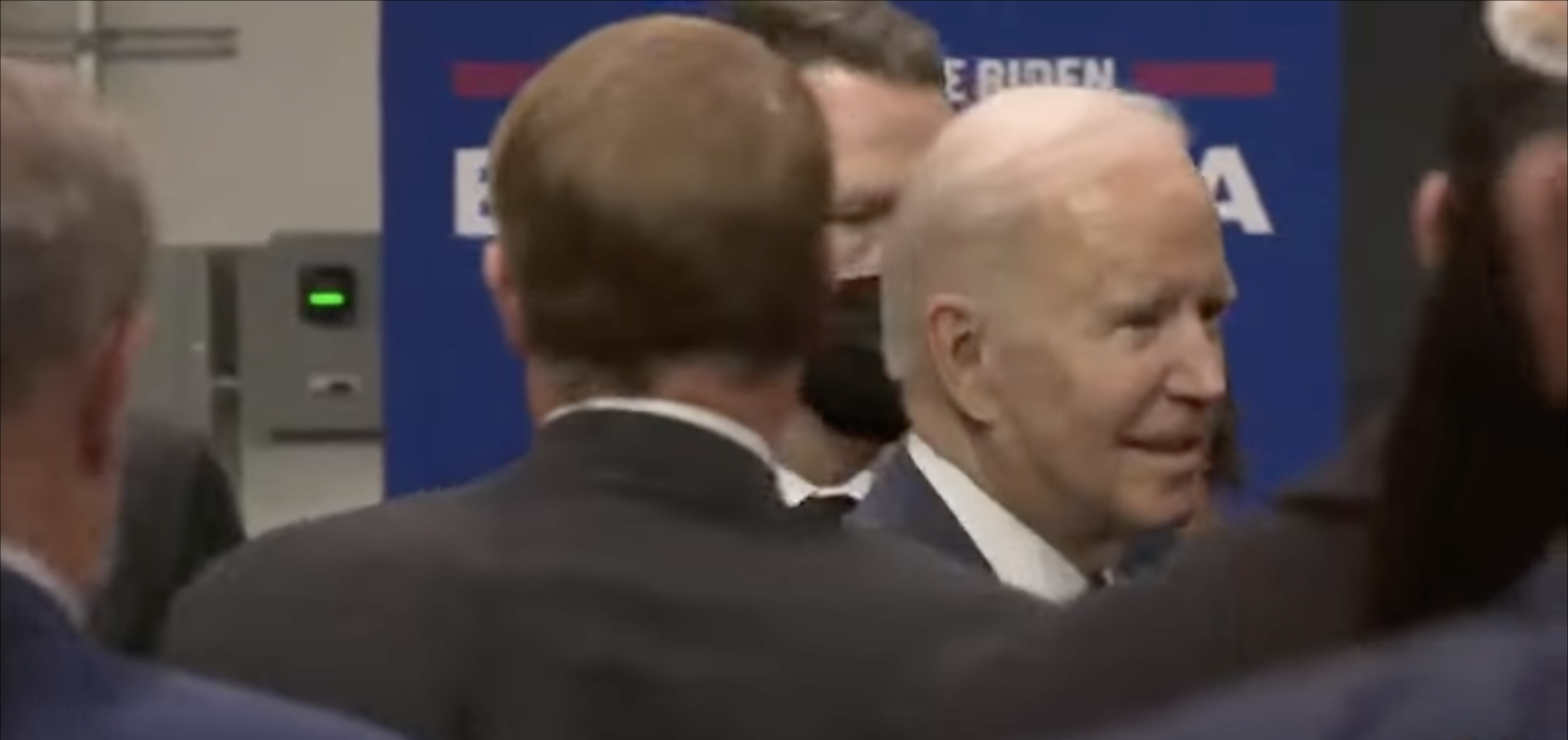 Joe Biden Shakes Hands Without Mask, Despite Calling It ‘A Patriotic Duty’