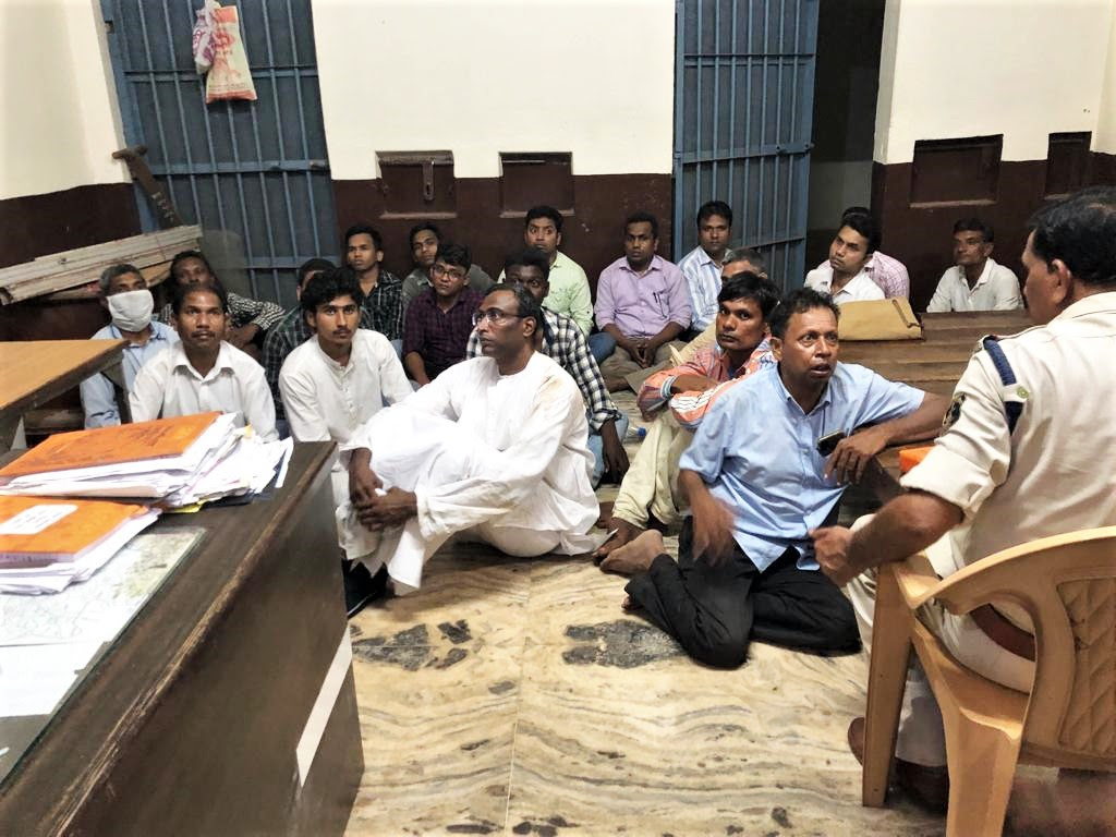  Christian men held in Nandini police station in Chhattisgarh, India until after 3 a.m. (Morning Star News)