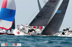 J/120s sailing off San Diego