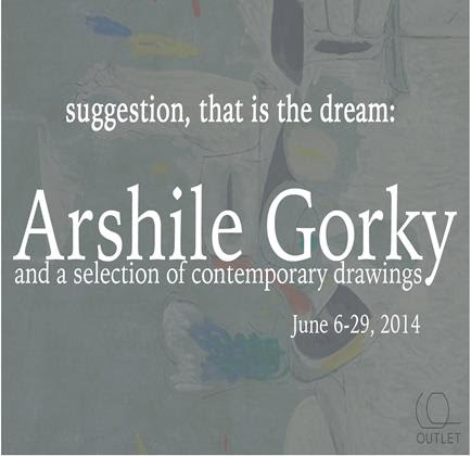 Norte Maar, Arshile Gorky, Outlet Fine Art, Bushwick, contemporary, drawings