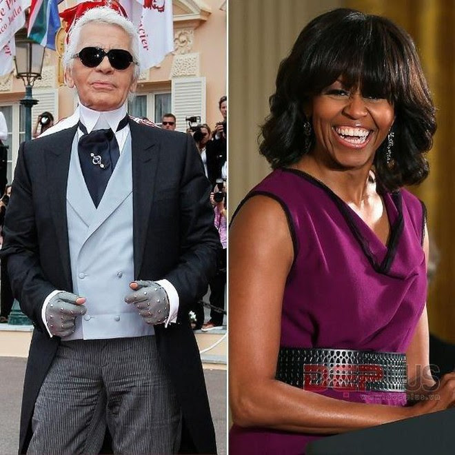 DÃ¡m chÃª bai phu nhÃ¢n tá»•ng thá»‘ng Obama, Ä‘áº£ kÃ­ch siÃªu máº«u nÃ³ng bá» ng, Karl Lagerfeld Ä‘Ã¡ng sá»£ cá»¡ nÃ o? - áº¢nh 3.