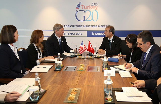 Secretary Vilsack attends the General Session of the G20 Ministerial Meeting at the Grand Tarabya Hotel in Istanbul, Turkey