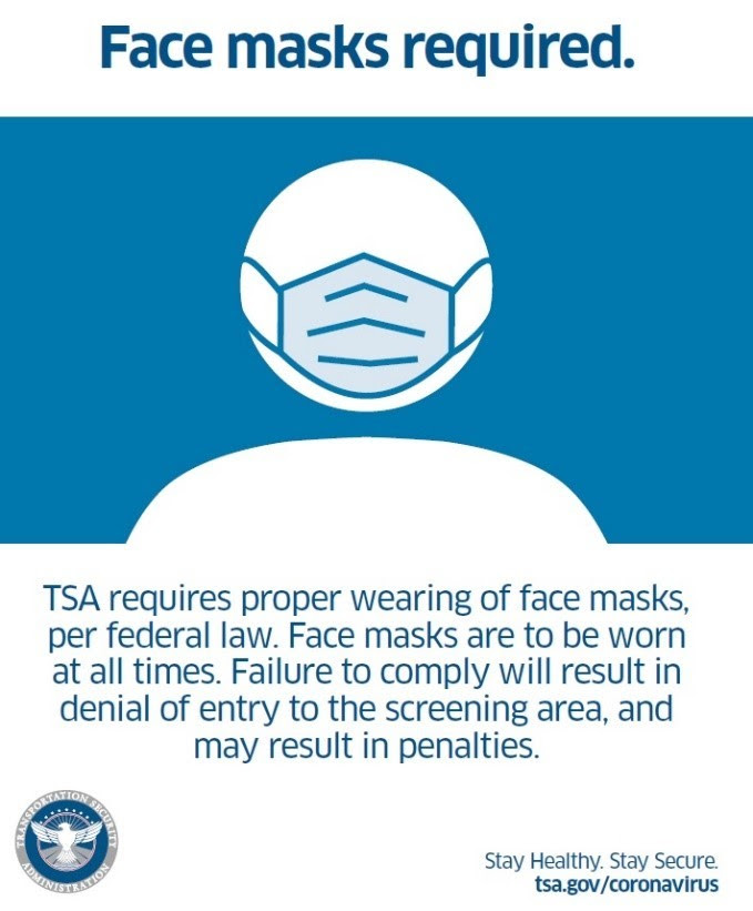 TSA extends face mask requirement at airports Corridor News