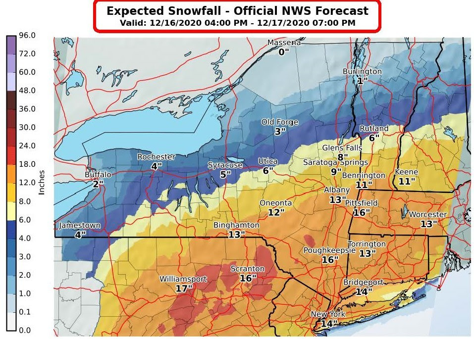 Winter Storm Forecast 12-16-2020