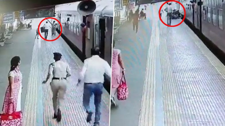 بالفيديو: شجاعة شرطية تنقذ امرأة مسنة وابنها بمحطة قطار