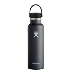 Hydro Flask Standard Mouth Flex Cap Water Bottle 21 oz + Under Armour Men's UA Tech V-Neck Shirt 