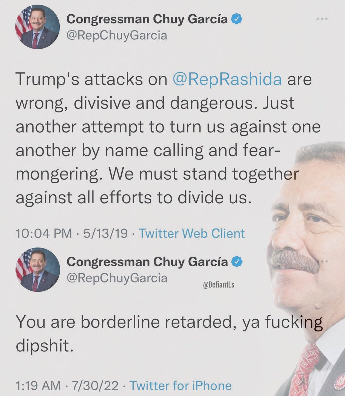 Hypocrite Chuy Garcia