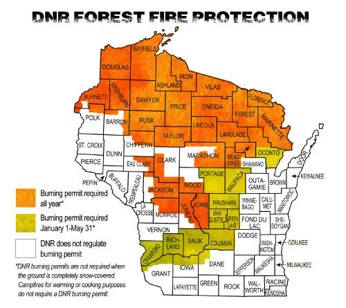 DNR Protection Areas Map