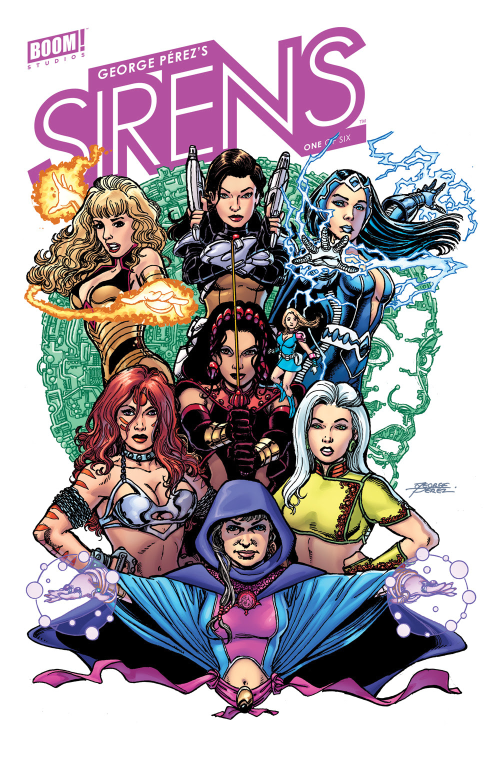 George Perez's Sirens #1 BCC Exclusive