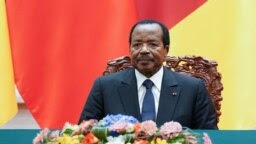 Le président camerounais Paul Biya, le 22 mars 2018.