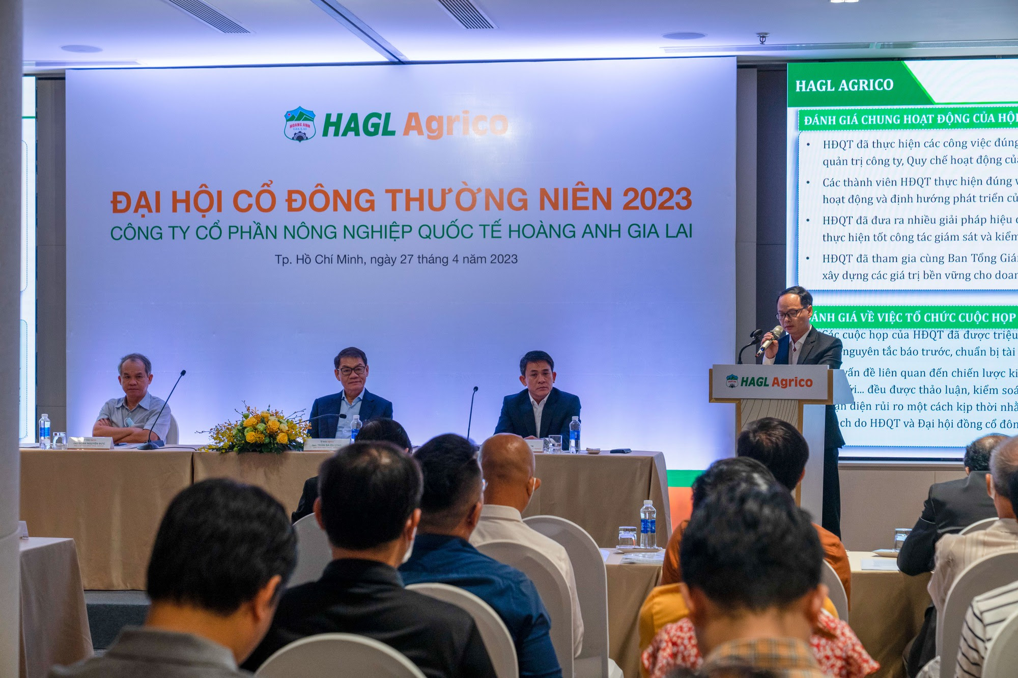 Đại hội đồng cổ đông thường niên 2023 HNG: Thực hiện sản xuất nông nghiệp quy mô lớn, dự kiến thu 1.282 tỷ đồng - Ảnh 1.