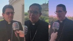 La presidencia de la Conferencia episcopal colombiana  tras el encuentro con el Papa visitó la sede de Radio Vaticano-Vatican News