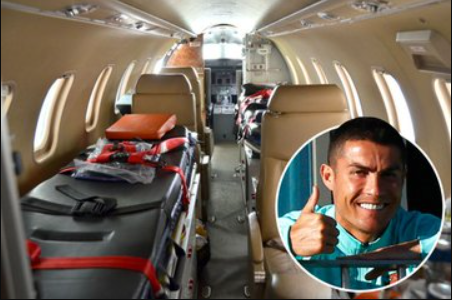 Cristiano Ronaldo flies to Italy onboard private ambulance jet after positive coronavirus test
