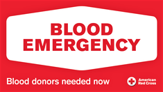blood shortage emergency