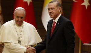 Erdogan asks pope to ‘mobilize the Christian world’ to support the jihad against Israel
