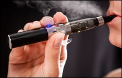 E-cigarette use among youths and adults has risen sharply in the United States.