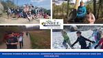 Collage of New Hampshire Environmental Educator photos showing youth and children learning outside