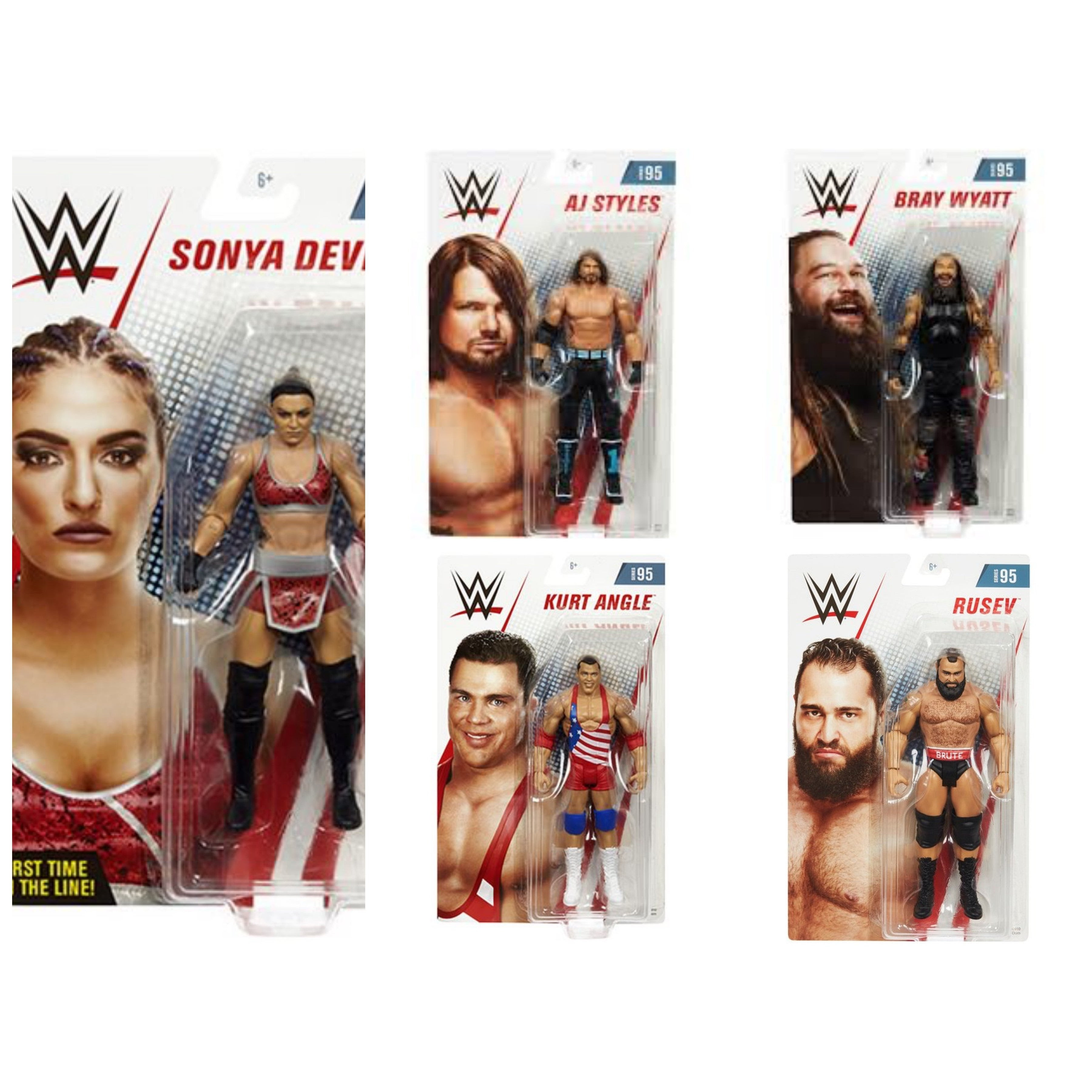 Image of WWE Basic Series 95 - Set of 5 - JULY 2019