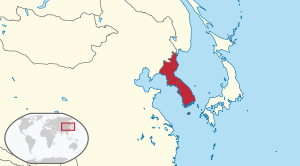 Koreas in its regionsvg