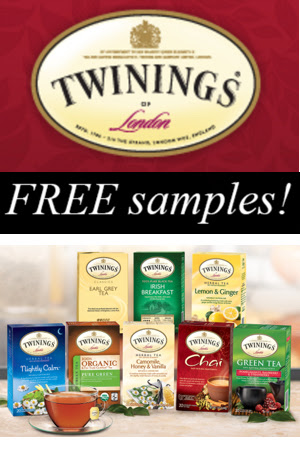 FREE teas from Twinings