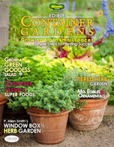 cover of Edible Container Gardens e-booklet