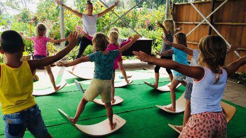 Yoga kamp voor kids bij de Kinderyogatuin in Amsterdam / Amstelveen