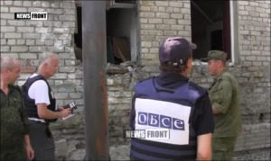 OSCE observers document shelling of town of Stakhanov, Lugansk republic, in early August 2016