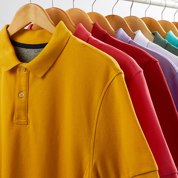 POLO SHIRTS: 2 FOR £25