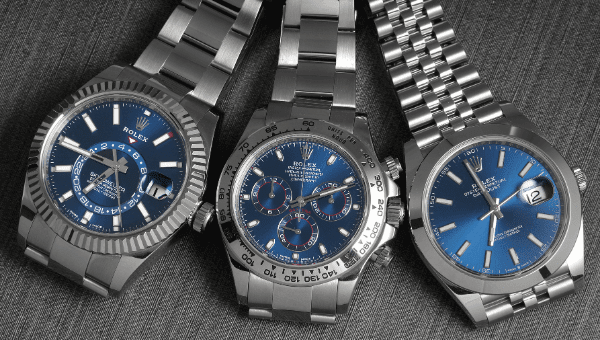 Blue Rolex Watches: Rolex Sky-Dweller, Rolex Cosmograph Daytona, Rolex Datejust 41