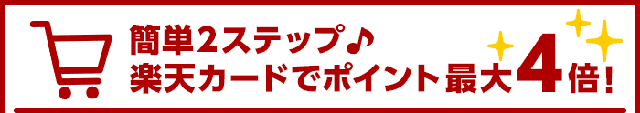 簡単2ステップ♪楽天カードでポイント最大4倍!