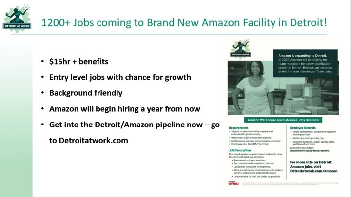 Detroit At Work Amazon Hiring