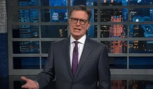Colbert Asks Author Who Compared US to Nazis for GOP History Advice.