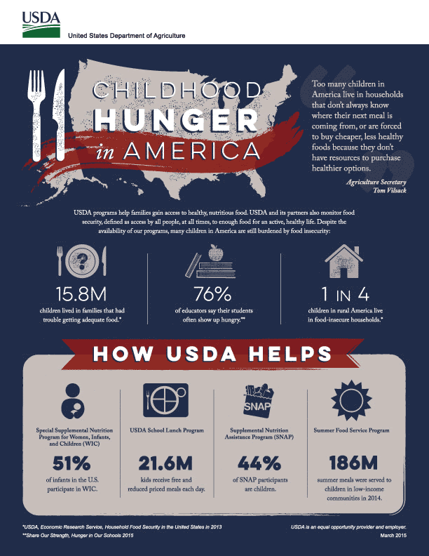 Childhood Hunger Infographic