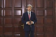 U.S. Secretary of State John Kerry in Ramallah.