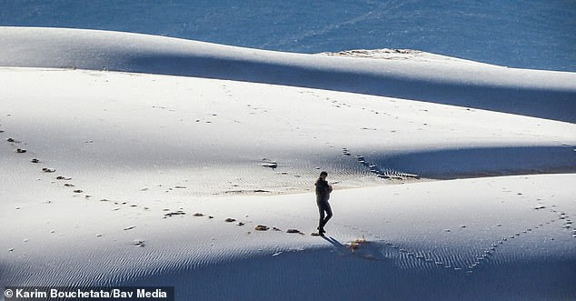 Chuyện khó tin: Tuyết rơi phủ trắng xóa một phần sa mạc Sahara, nhiệt độ chạm mức-2 độ C - Ảnh 2.
