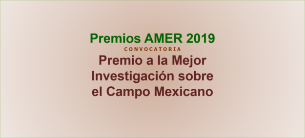 Premio a la investigación sobre el campo mexicano