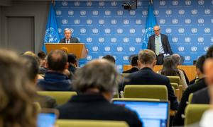 Генсек ООН выступил в связи с обострением ситуации на Ближнем Востоке. 