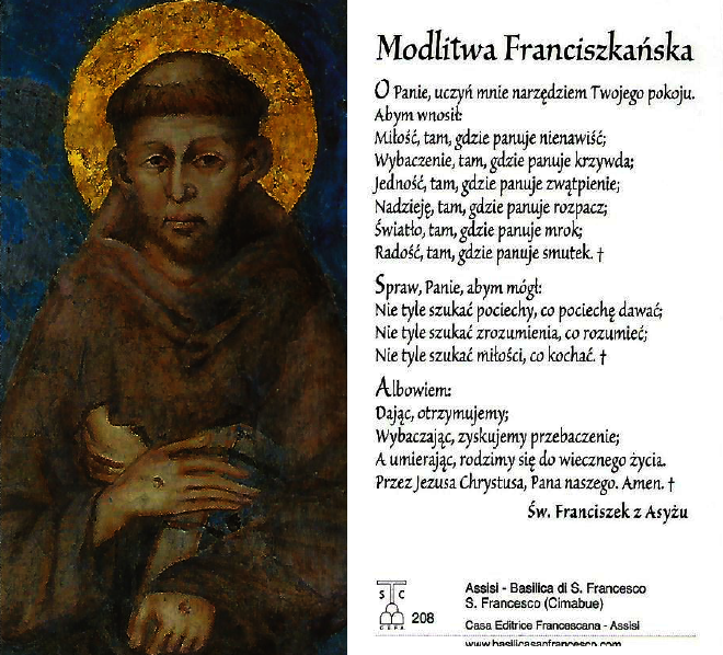 Znalezione obrazy dla zapytania 4 października Święty Franciszek z Asyżu