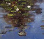 Plein Air Water Lilies - Posted on Sunday, November 9, 2014 by Gary Bruton