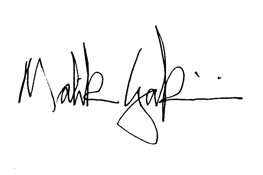 Malik Yakini signature