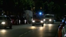 police arrive at bombing in Bavaria
