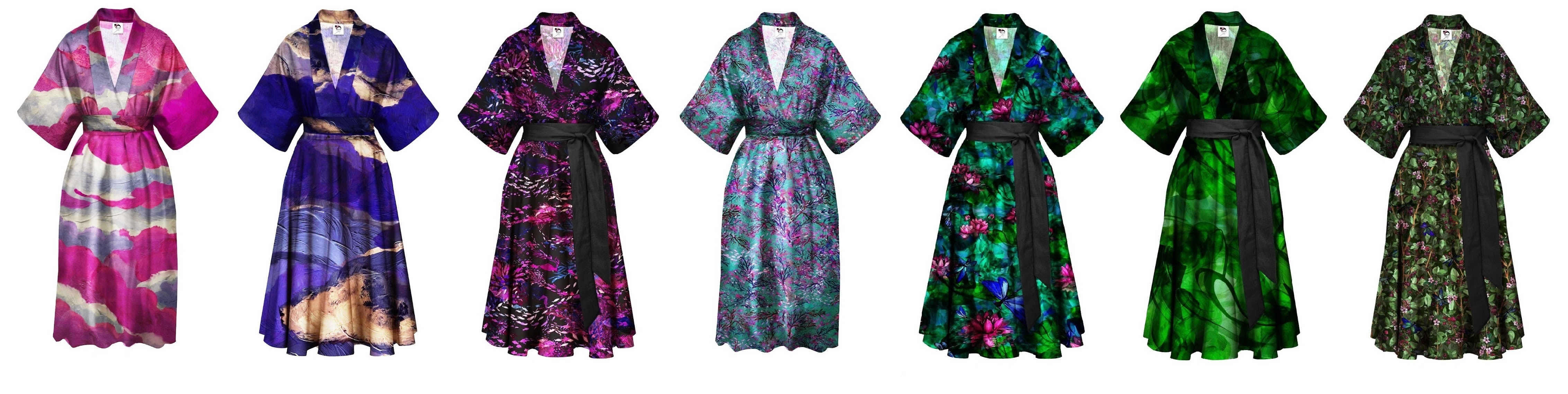 kimonowe sukienki nawrotanka
