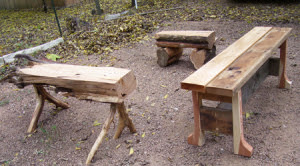 Build your own bench, stool or table with Design~Build~Live on Saturday.