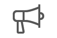 Announcement bullhorn icon