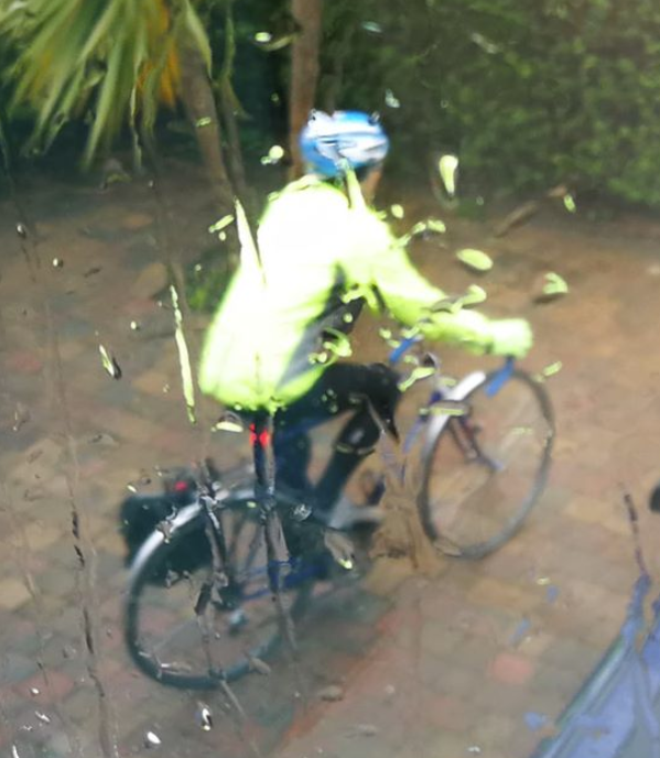 Michael on a bike