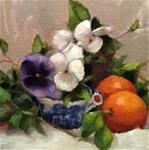 Pansies & Oranges - Posted on Tuesday, February 24, 2015 by Krista Eaton