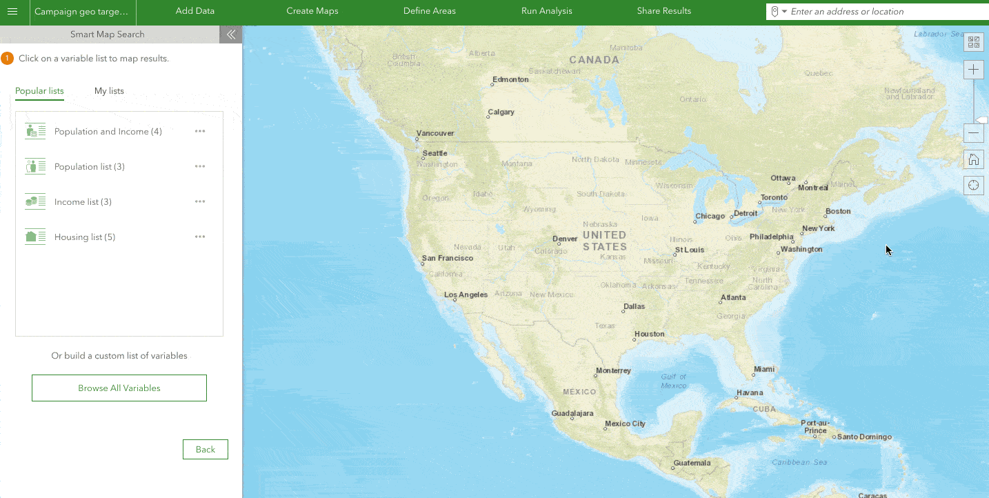 Use maps with demographic data to find the people you want to reach.