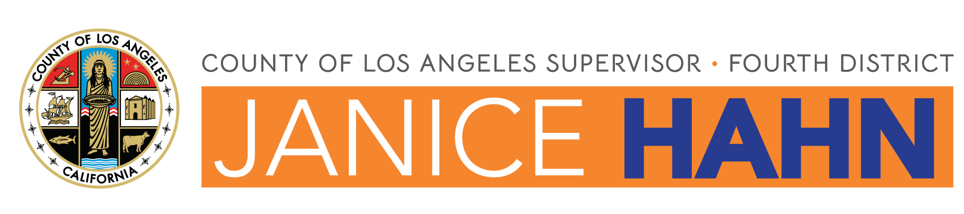 Logo for 4th District Supervisor Janice Hahn